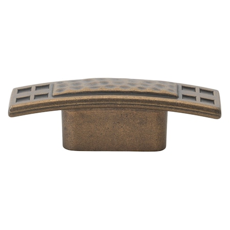 Gliderite Hardware 2-1/2 in. Antique Brass Rustic Hammered Cabinet Knob, 5PK 5431-AB-5